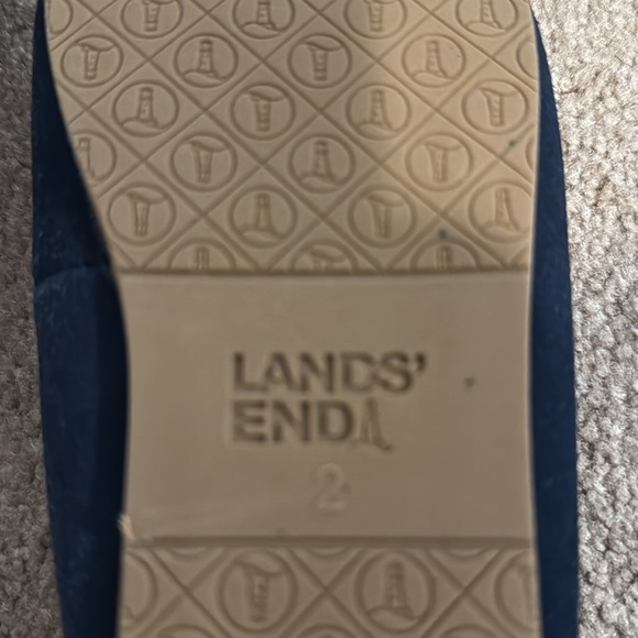 Kids Suede Leather Moccasin Slippers size 2 radiant navy - Picture 5 of 5